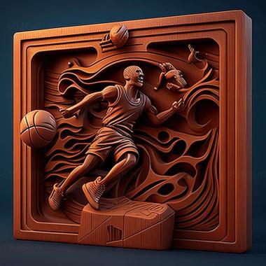 3D model NBA Playgrounds game (STL)